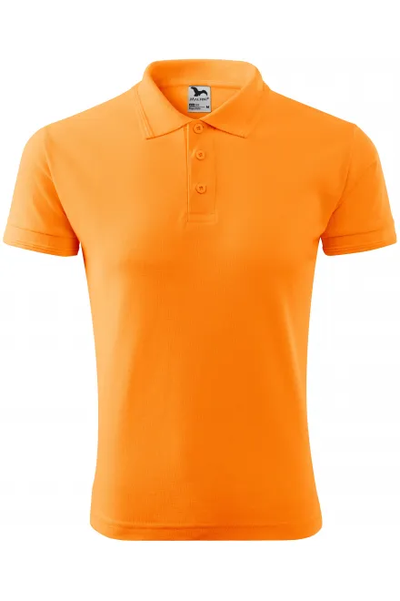 Polo ample homme - mandarine, S