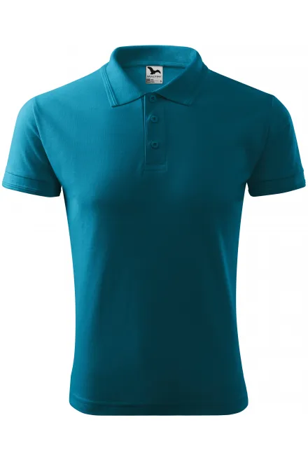 Polo ample homme - turquoise foncé, S