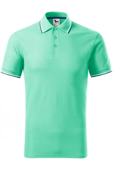 Polo classique pour hommes - menthe, L