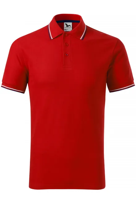 Polo classique pour hommes - rouge, L