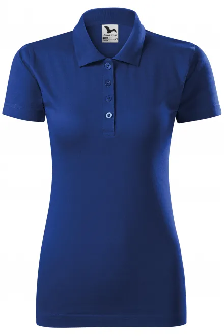 Polo coupe slim pour femme - bleu royal, XS