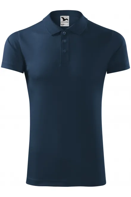 polo de sport - bleu foncé, XL