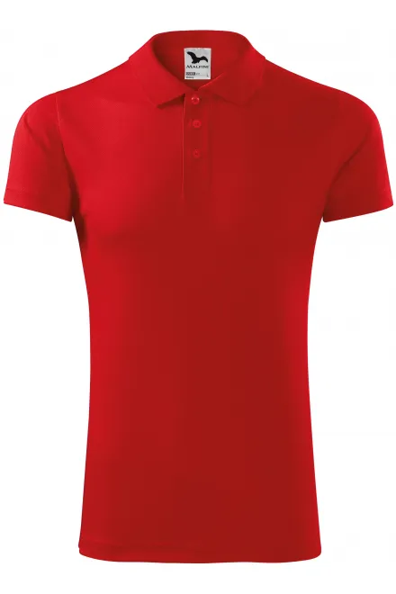 polo de sport - rouge, XL