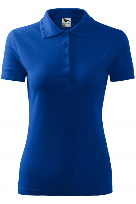 Polo élégant pour femme - bleu royal, M