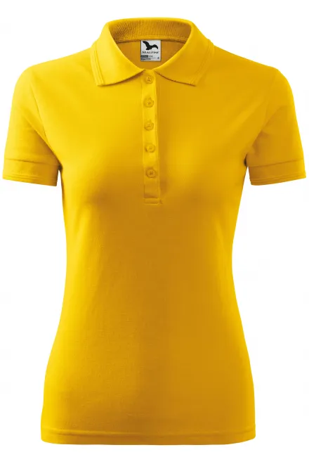 Polo élégant pour femme - jaune, M