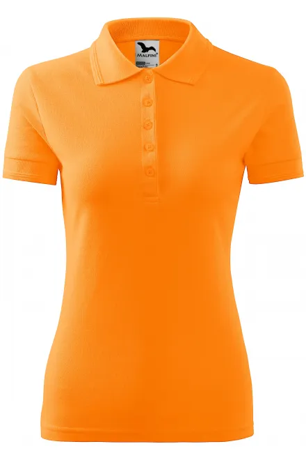Polo élégant pour femme - mandarine, M