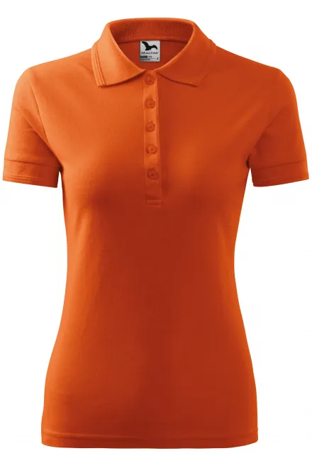 Polo élégant pour femme - orange, M