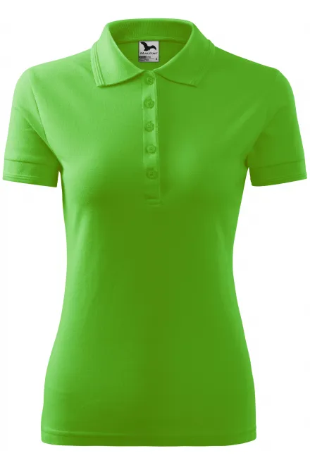 Polo élégant pour femme - Pomme verte, M