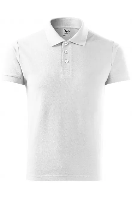 Polo élégant pour homme - blanche, S
