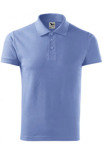 Polo élégant pour homme - bleu ciel, S