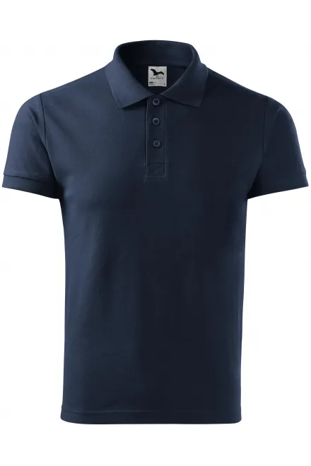 Polo élégant pour homme - bleu foncé, S