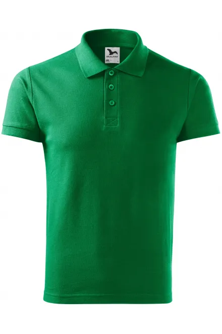 Polo élégant pour homme - herbe verte, S