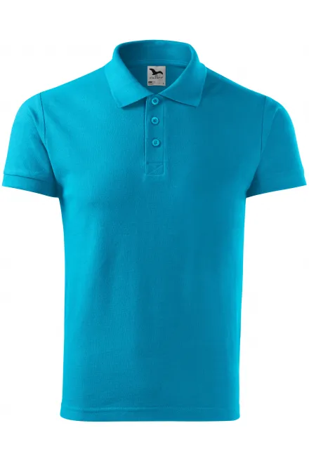 Polo élégant pour homme - turquoise, S