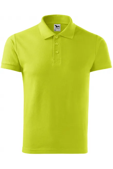 Polo élégant pour homme - vert citron, S