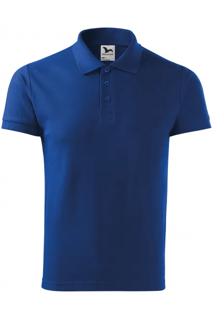 Polo épais pour homme - bleu royal, XL