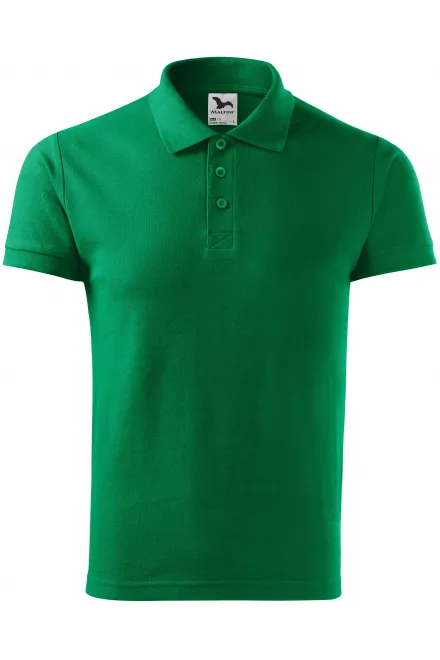 Polo épais pour homme - herbe verte, XL
