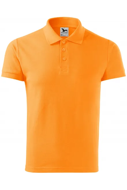 Polo épais pour homme - mandarine, XL