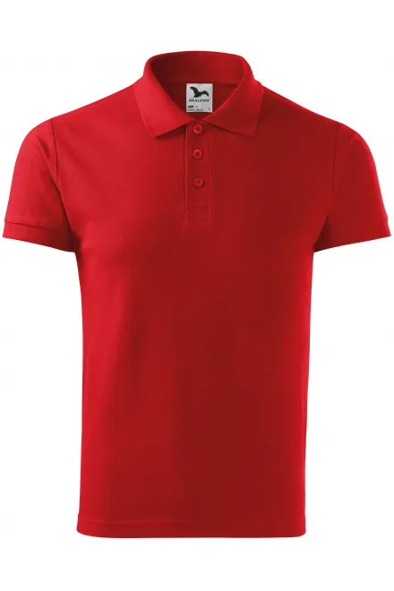 Polo épais pour homme - rouge, XL