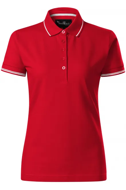 Polo femme à manches courtes - formula red, S