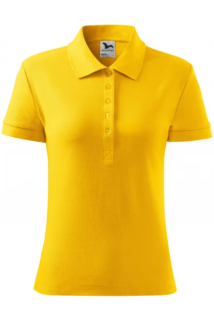 Polo femme - jaune, L