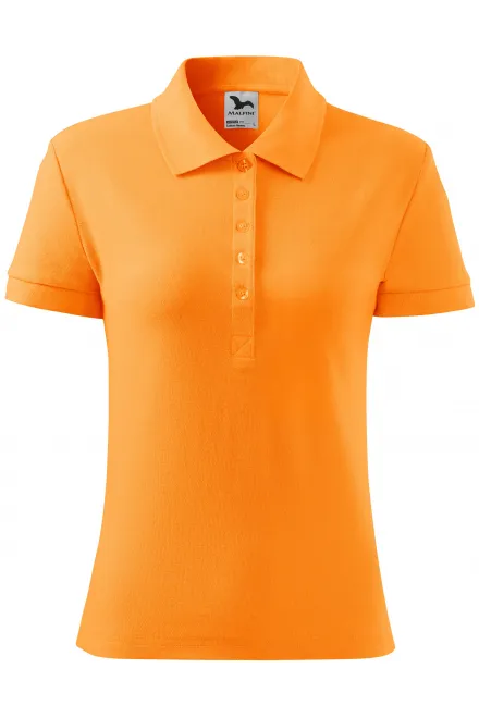 Polo femme - mandarine, L