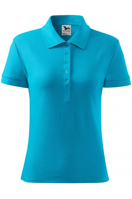 Polo femme - turquoise, L