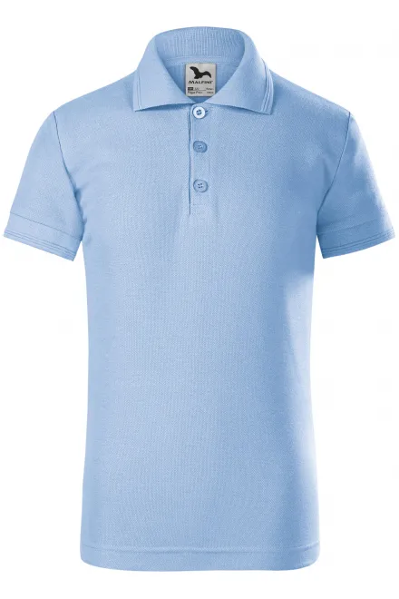 Polo pour enfants - bleu ciel, 146 cm / 10 ans