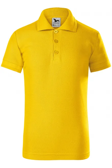 Polo pour enfants - jaune, 146 cm / 10 ans