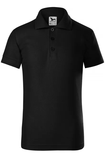 Polo pour enfants - noir, 146 cm / 10 ans