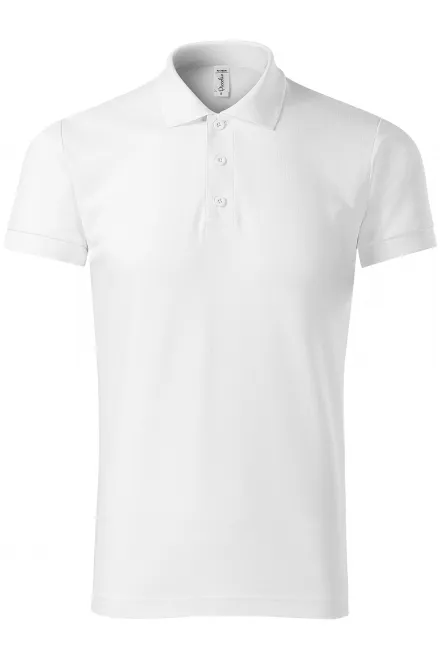 Polo pour homme confortable - blanche, 3XL