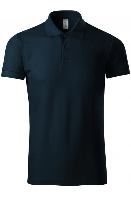 Polo pour homme confortable - bleu foncé, 3XL