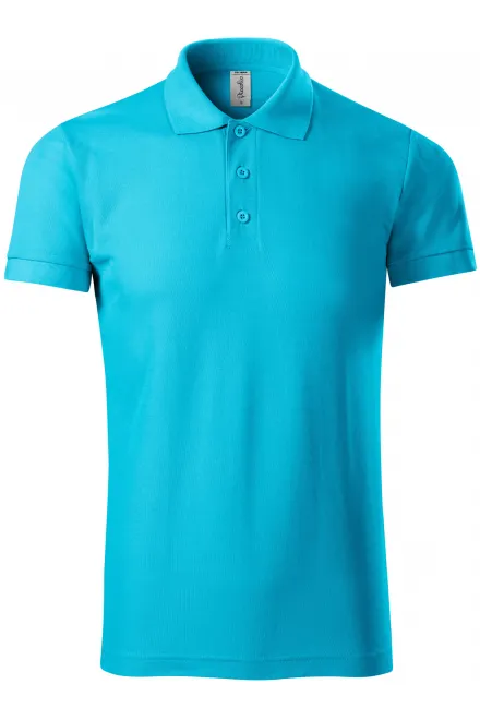 Polo pour homme confortable - turquoise, 3XL