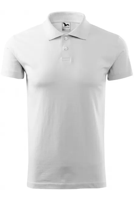 Polo simple homme - blanche, S