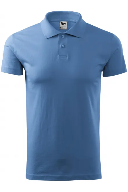 Polo simple homme - bleu ciel, S