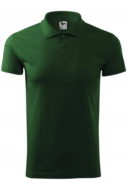 Polo simple homme - bouteille verte, S