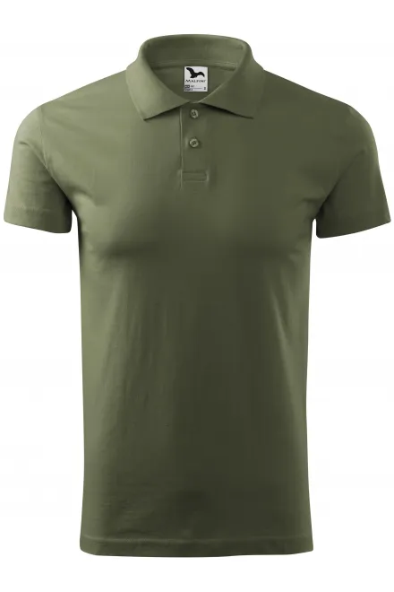 Polo simple homme - khaki, S