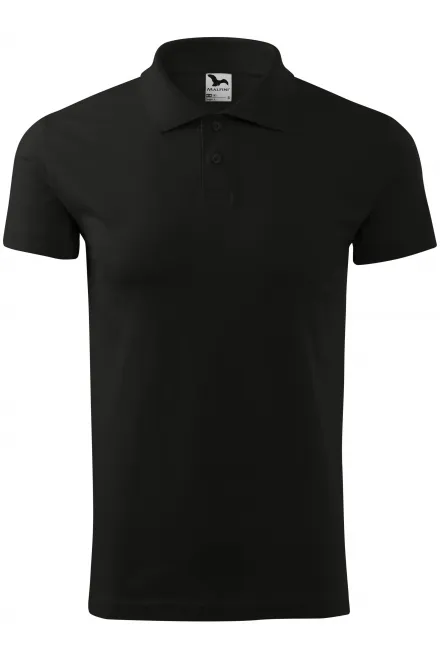 Polo simple homme - noir, S