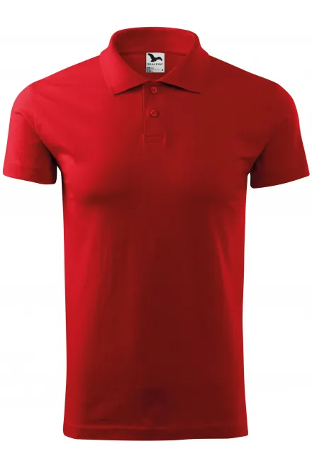 Polo simple homme - rouge, S