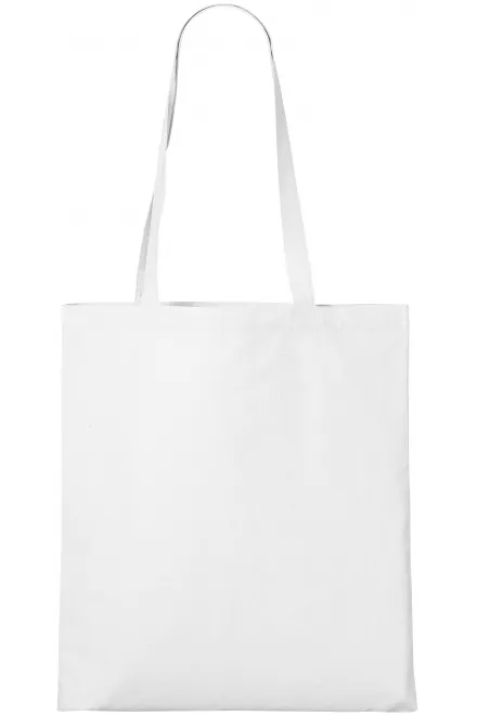 Sac shopping en coton - blanche, uni