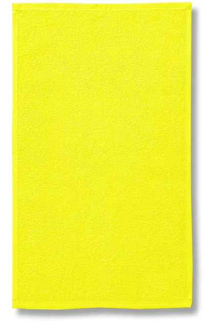 Serviette en coton, 50x100cm - jaune citron, 50x100cm