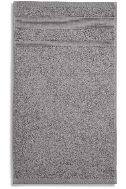 Serviette en coton bio - argent clair, 50x100cm