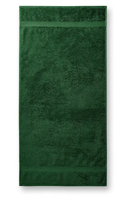 Serviette en coton épais, 50x100cm - bouteille verte, 50x100cm