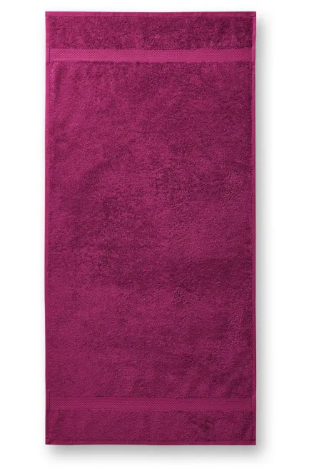 Serviette en coton épais, 50x100cm - fuchsia, 50x100cm