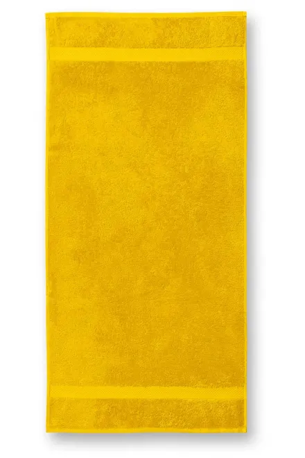 Serviette en coton épais, 50x100cm - jaune, 50x100cm