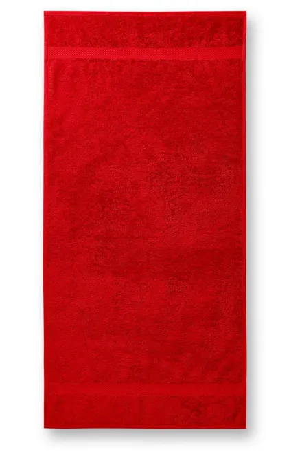 Serviette en coton épais, 50x100cm - rouge, 50x100cm