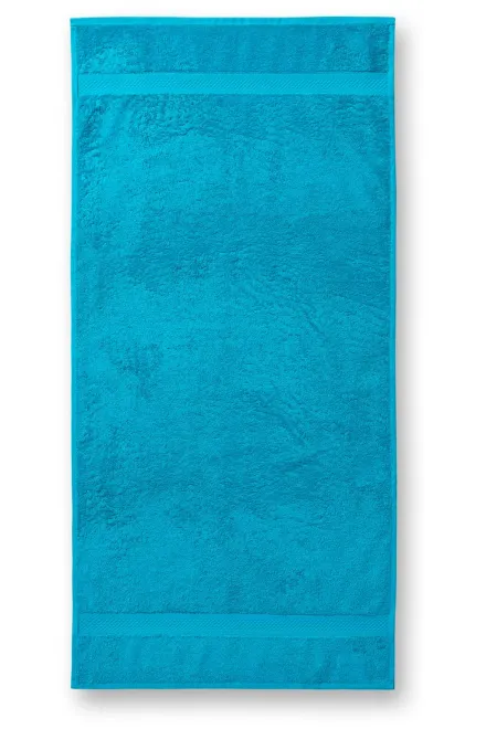 Serviette en coton épais, 50x100cm - turquoise, 50x100cm