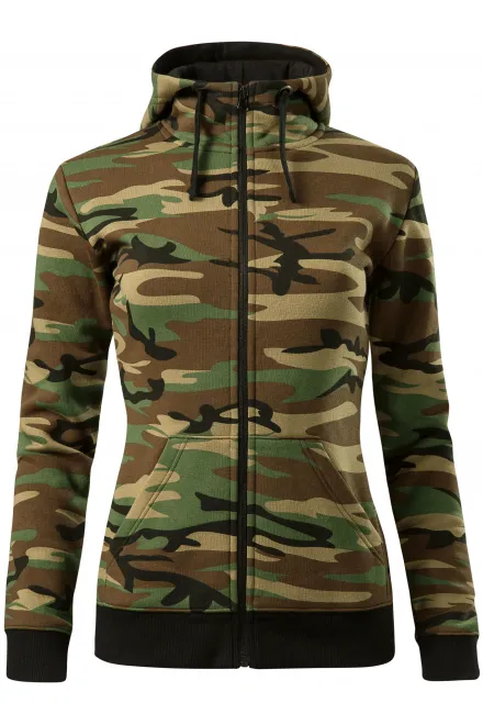 Sweat camouflage femme - camouflage marron, XL