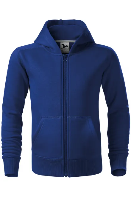 Sweat enfant à capuche - bleu royal, 146 cm / 10 ans