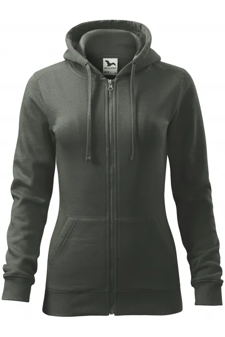 Sweat femme à capuche - ardoise sombre, XS