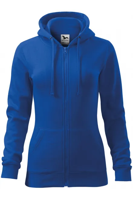 Sweat femme à capuche - bleu royal, XS